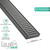 Lauxes NeXT Generation NXT21 Gunmetal Anodised Aluminium Linear Shower Grate for Bathroom and Outdoor Drainage in Australia