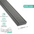 Lauxes NeXT Generation MNXT26 Midnight Black Anodised Aluminium Linear Shower Grate for Modern Australian Bathrooms and Patios