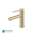 Rosa Single Lever Basin Mixer Tap in Brushed Gold finish by Fontaine Industries, ideal for modern Australian bathroom renovations.