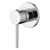 Rosa Square Chrome Wall Mixer Tap for Modern Bathroom Interiors in Australia