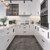 Modern Glossy White Flat Pack Kitchen Cabinet Door - 18mm Slab Profile for 900mm Units - Australia wide shipping.