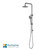 Fontaine Rosa Gunmetal Twin Shower Rail Set with 250mm Rain Head and Handheld Spray - Australia