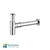 Rosa Chrome Minimalist Bottle Trap Waste Pipe for Bathroom Basin and Sink, Australia.