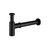 Fontaine Rosa Matte Black Minimalist Bottle Trap Waste Pipe for Bathroom Basin and Vanity - Australia Standards Watermark Certified