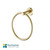 Modern Round Brushed Gold Hand Towel Ring for Elegant Australian Bathroom Wall Decor