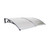Bariloche DIY Outdoor Polycarbonate Awning Cover with Rain Gutter 2m Wide 1m Projection Australia