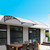 Durable 2m wide outdoor polycarbonate awning with smart rain gutter for patio door or window protection in Australia.