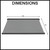 Full Cassette Retractable Motorised Awning Dimensions 5m Wide x 3m Projection Grey Australia