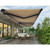 Full Cassette Heavy Duty Motorised Retractable Awning in Beige for Australian Patios and Decks