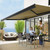Full Cassette Retractable Motorised Awning 5m x 3m in Beige for Outdoor Patios and Decks in Australia