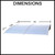 Durable 2m Wide Clear Polycarbonate Window and Door Awning for Outdoor Weather Protection in Australia
