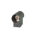 Modern dark grey round outdoor wall light fitting installed on an exterior brick wall in an Australian home.