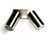 Modern double spotlight fixture in matte black finish for sleek home lighting.