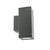 Bronte Wall-Mounted Square Up and Down Outdoor Light in Dark Grey Finish for Modern Australian Homes
