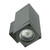 Modern Bronte Square Anthracite Grey Up and Down Outdoor Wall Light for Australian Homes