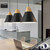 Snap Lighting Frida Black Cone Pendant Light with Timber Wood Tip and Universal Socket for Modern Minimalist DIY Home Decor Australia