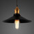 Industrial Black Coolie Pendant Light, Snap Lighting Australia, Modern Kitchen Island Ceiling Fixture.