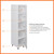 Flat Pack Kitchen Tall Pantry Cabinet - 900mm x 2150mm - 16mm Thick - White