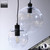 Heidi Black Round Glass Pendant Light for Modern Interior Lighting in Australia