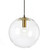 Heidi Gold Round Glass Pendant Light - Modern Interior Designer Lighting Australia