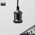 Modern matte black metal pendant light with adjustable cable and rounded design for contemporary Australian home interiors.