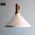 Modern White Cone Pendant Light with Timber Look Accent and Adjustable Cable for Contemporary Australian Homes.