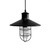 Modern Huxley black cage coolie pendant light for interior kitchen or dining room design, available at Renovator Store Australia.