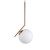 Modern Filo Brass Round Pendant Light for elegant home lighting in Australia.
