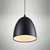 Arabella Black Pendant Light with cream linen shade and glass diffuser, vintage-inspired medium drum pendant for Australian modern home lighting.