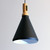 Snap Lighting Freya Black and White Cone Pendant Light with Nordic Design and Adjustable Cord for Australian Kitchen or Dining Room Interiors