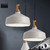 Snap Lighting Magnus white and gold dome pendant light for modern Australian home kitchen and dining areas.