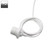 Modern Lena White Pendant Light with adjustable cord for stylish interior lighting in Australian homes.
