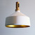 Magnus White with Gold Dome Pendant Light for DIY Downlight Conversion in Australian Homes