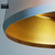 Modern white and gold cone pendant light for Australian home interiors, Snap Lighting Freya collection.