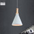 Modern White Cone Pendant Light - Minimalist DIY Ceiling Fixture for Australian Homes