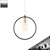 Snap Lighting Clara black round pendant light fixture with a modern minimalist design, perfect for home renovation in Australia.