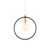 Modern Clara Black Round Pendant Light for industrial chic home interiors in Melbourne Australia