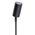 Black CLA Lighting Outdoor Garden Spike Light with adjustable MR16 head, viewed from the left, ideal for landscape lighting in Australian gardens.