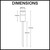 CLA Lighting PHARE Series Outdoor Garden Spike Light line drawing showing 535mm total height and 60mm head diameter dimensions.