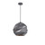 CLA Lighting Origami Matte Grey Interior Dome Carved Pendant Light, Modern Industrial Geometric Design Ceiling Lighting for Australian Homes.