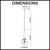 Trattino Interior Spherical Glass Pendant Light Single Round Base Dimension Diagram Australia