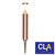 Portus Outdoor Garden LED Spike Light in Polished Copper for Australian landscape lighting.
