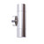 Modern Silver Exterior Wall Mounted Up and Down Light - Waterproof Outdoor Sconce for Australian Homes
