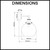 Technical drawing of the Pesini Interior Wine Glass Wall Light showing dimensions in millimeters: 320mm height, 200mm shade width, and 230mm projection from the wall.