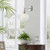Modern Chrome Interior Wall Light with Clear Glass Shade and Mid-Century Design for Australian Homes
