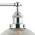 Pesini Interior Wine Glass Wall Light with Smoked Glass Shade and Chrome Adjustable Swing Arm for Indoor Home Lighting Australia