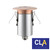 CLA Lighting DECK03 Polished Copper Outdoor LED Deck Light 12V 3W 3000K IP67 Waterproof Recessed Inground Landscape Spotlight Australia