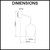 Dimension diagram for CLA Lighting Vinum interior wine glass wall light showing 220mm projection and 370mm height measurements.
