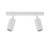 CLA Lighting SPOT Matte White 2 Head Adjustable GU10 Indoor Ceiling Bar Spotlight for Australian Homes