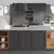 Shaker Satin Ash Kitchen Cabinet Door with Wood Grain Finish - Australia Kitchen Renovations